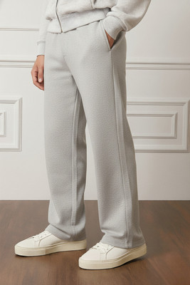 Dockstreet Striped Men Grey Track Pants