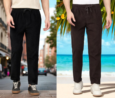 THE SAVIRA FASHION TREND Solid Men Multicolor Track Pants