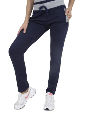 SWEEKASH Solid Women Blue Track Pants