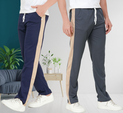 IRHA Striped Men Multicolor Track Pants