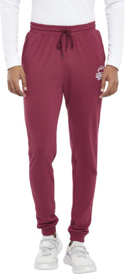 Ajile By Pantaloons Printed Men Maroon Track Pants