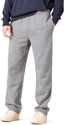 AURVY Self Design Men Grey Track Pants