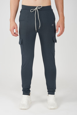 MEGHA Solid Men Grey Track Pants