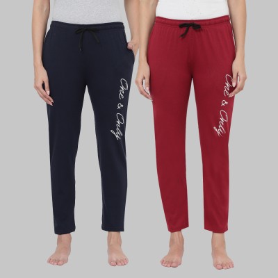 Kavya Retail Solid Women Multicolor Track Pants