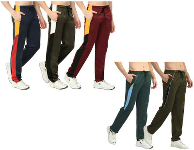 Indistar Colorblock Men Multicolor Track Pants