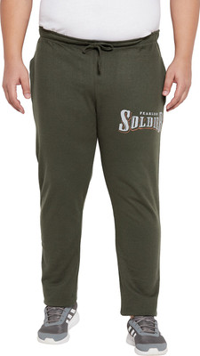bigbanana Printed Men Green Track Pants