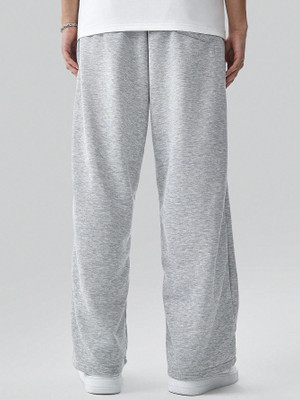 Daphne Maurier Solid Men Grey Track Pants