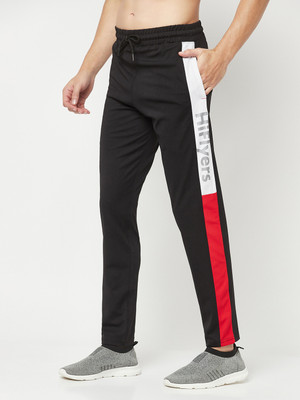 Hiflyers Colorblock Men Black Track Pants