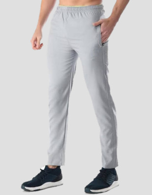 M2kFASHION Solid Men Grey Track Pants