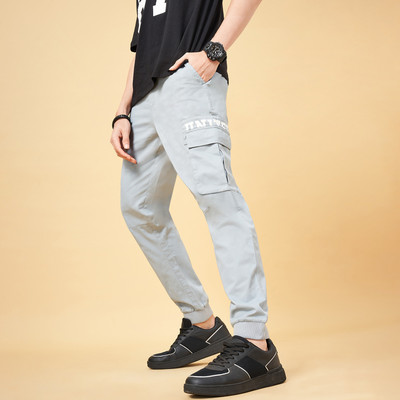 YU by Pantaloons Printed Men Blue Track Pants