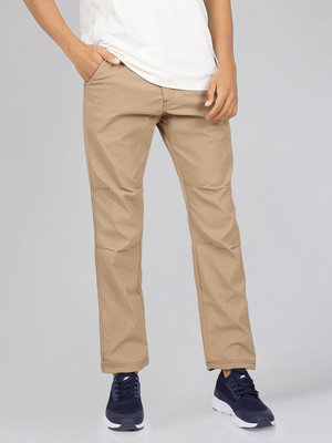 Wrangler Solid Men Brown Track Pants