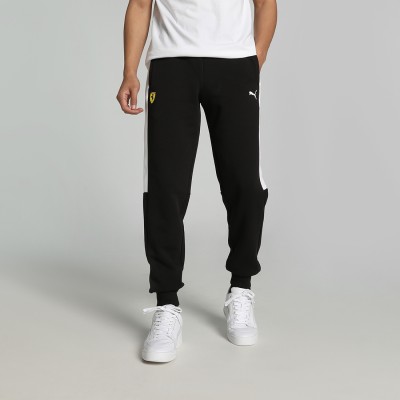 PUMA Solid Men Black Track Pants