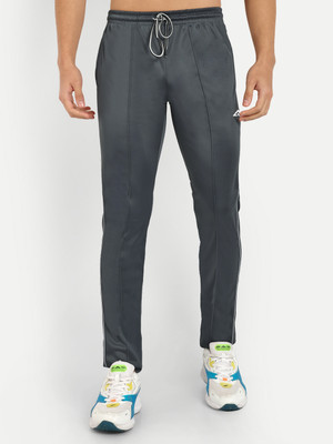 Adrenex Solid Men Grey Track Pants