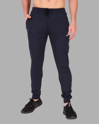 Nexstep Solid Men Blue Track Pants