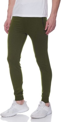 KILLER Solid Men Dark Green Track Pants