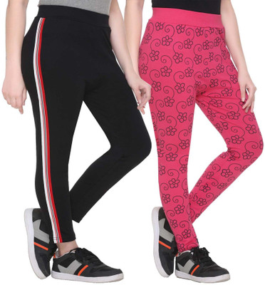 Weboasis Printed Women Multicolor Track Pants