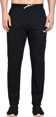 Burdy Solid Men Black Track Pants