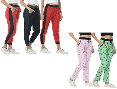 Indistar Printed Women Multicolor Track Pants