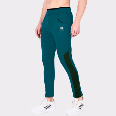 TL Creation Solid Men Green Track Pants