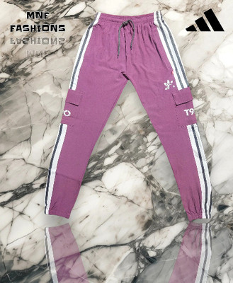 MNF FASHIONS Self Design Men Purple Track Pants
