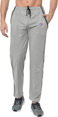 MACK JONNEY Solid Men Grey Track Pants