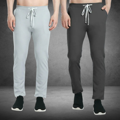 STYLERAGS Solid Men Grey Track Pants