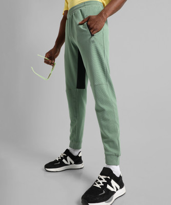 CAMPUS SUTRA Printed Men Green Track Pants