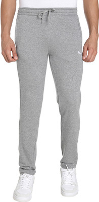 PUMA Zippered Sweatpants TR Solid Men Grey Track Pants