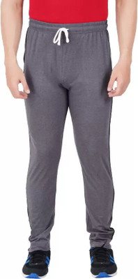 Wrodss Solid Men Grey Track Pants