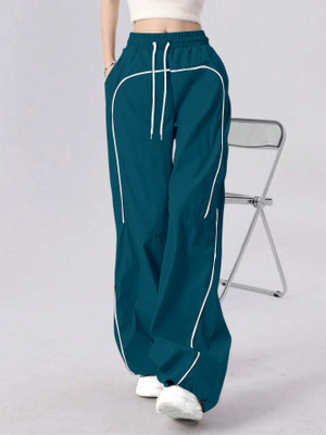 Rajovati Solid Women Blue Track Pants