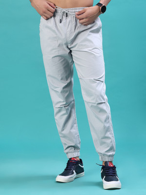 V-MART Solid Men Grey Track Pants