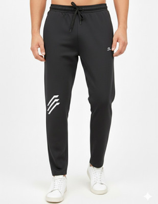 HILL7 Self Design Men Grey Track Pants