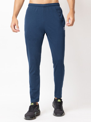 LEXONN Solid Men Blue Track Pants