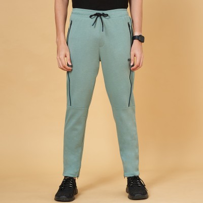 Ajile By Pantaloons Solid Women Green Track Pants