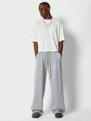 Dockstreet Striped Men Grey Track Pants