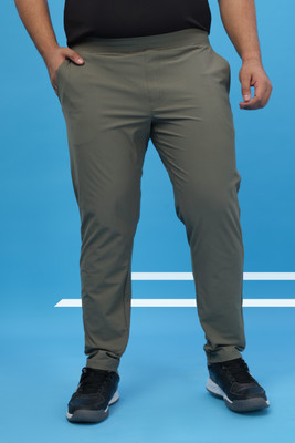 TECHNOSPORT Solid Men Green Track Pants