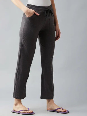 Moshe Solid Women Grey Track Pants