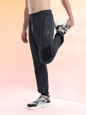 HRX by Hrithik Roshan Solid Men Black Track Pants