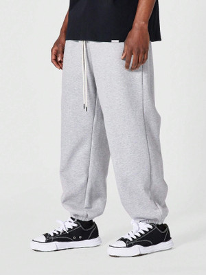 TRUFFLEGUM Solid Men Grey Track Pants