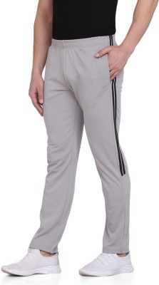 TQH Striped Men Grey Track Pants