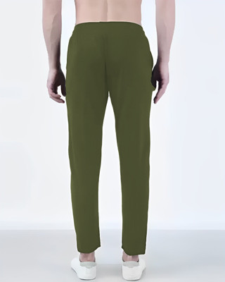 Reya Solid Men Olive Track Pants
