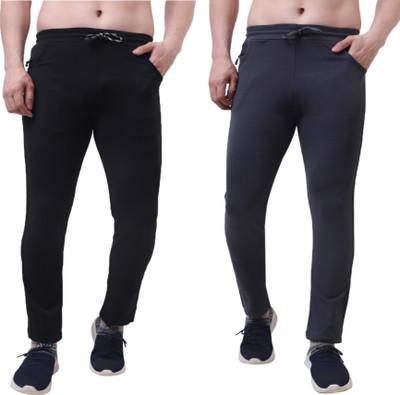 Kroop Solid Men Multicolor Track Pants