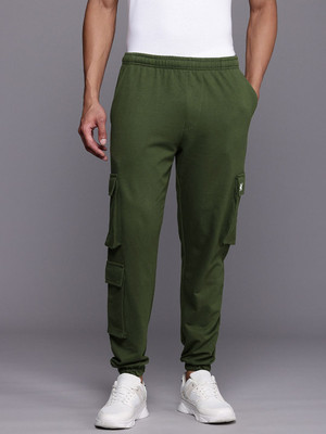 HRX by Hrithik Roshan Solid Men Green Track Pants