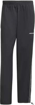 ADIDAS Printed Men Black Track Pants