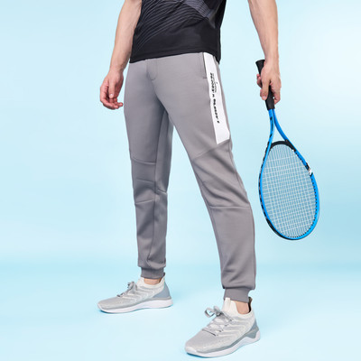 Ajile By Pantaloons Solid Men Grey Track Pants