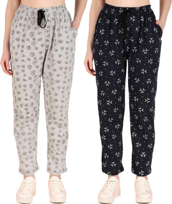 Kiba Retail Printed Women Multicolor Track Pants