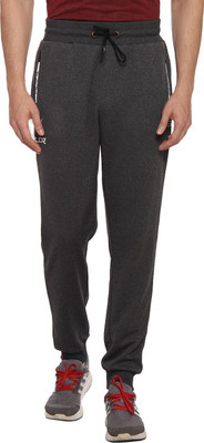 Perf Solid Men Black Track Pants
