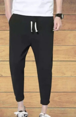 PVS TREND Solid Men Black Track Pants