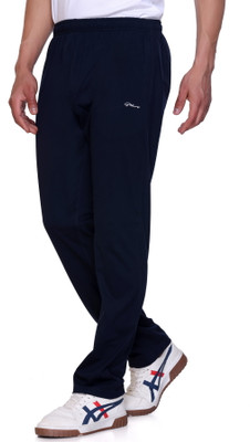 A&Y Solid, Printed Men Dark Blue Track Pants