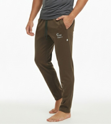 Mdcollecti Self Design Men Light Green Track Pants